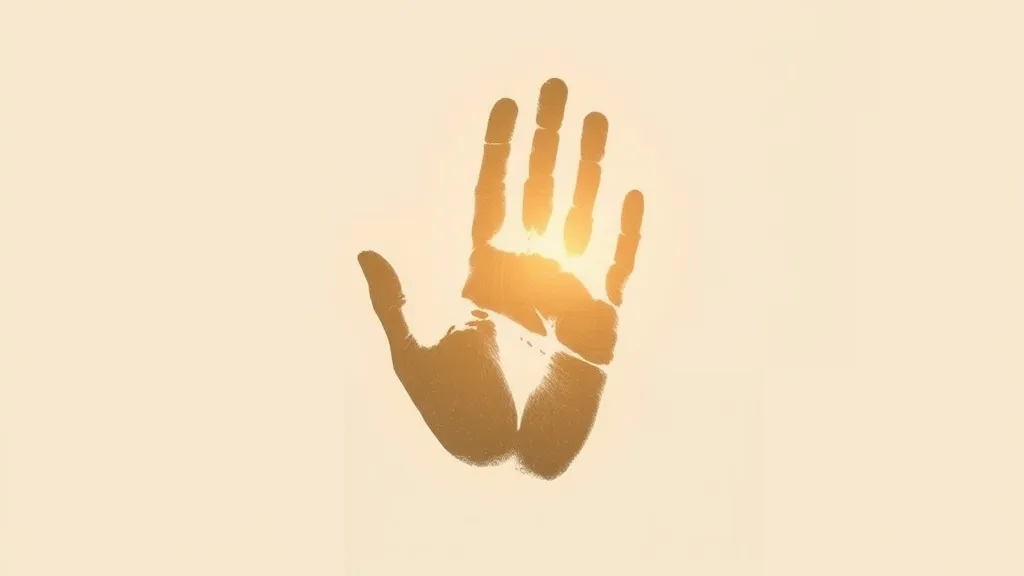 Dream symbol: palm hand imprint: symbolism: Acceptance and Surrender
