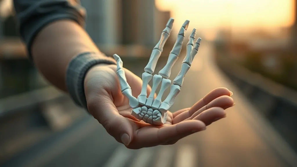 Dream symbol: paper skeleton hand: demographics: Individuals Facing Major Life Changes