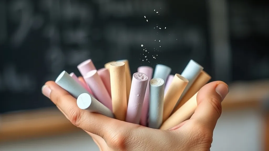 Dream symbol: pastel colored chalk: demographics: Teachers and Educators