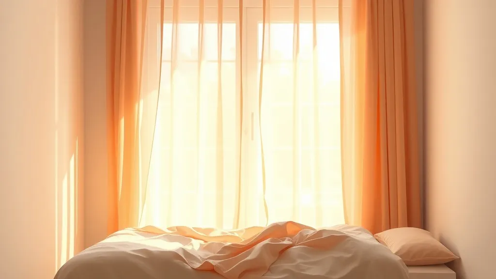 Dream symbol: peach curtains: scenarios: Dreaming of Peach Curtains and Feeling Calm