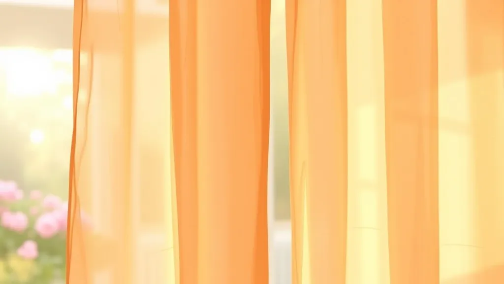 Dream symbol: peach curtains: symbolism: Peach as a Symbol of Immortality (in relation to curtains)