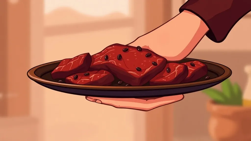 Dream symbol: peppered meat: scenarios: Dream About Receiving Peppered Meat as a Gift: Unexpected Kindness or Support