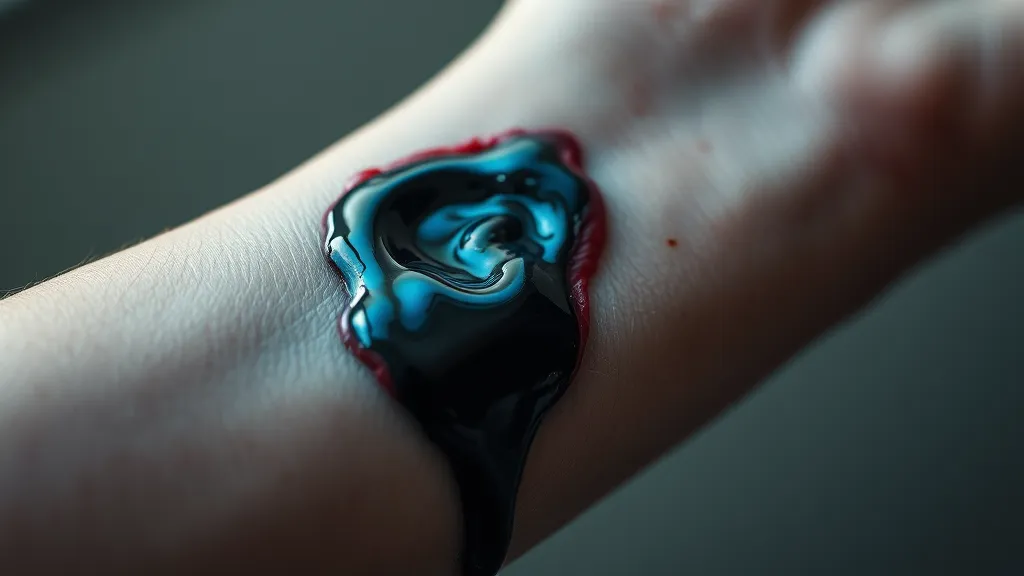 Dream symbol: petrol bleeding: scenarios: Dream of Petrol Bleeding from a Wound