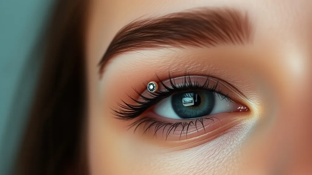 Dream symbol: pierced eyebrow: symbolism: Adornment and Self-Decoration