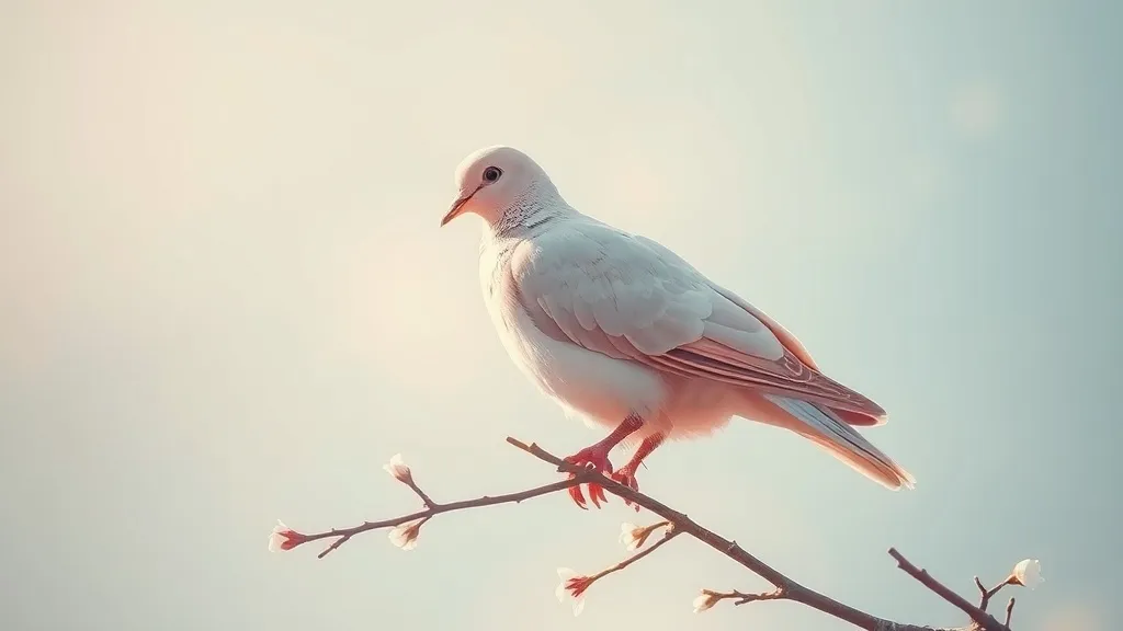 Dream symbol: pigeon pink chicken: symbolism: Representation of Peace and Innocence