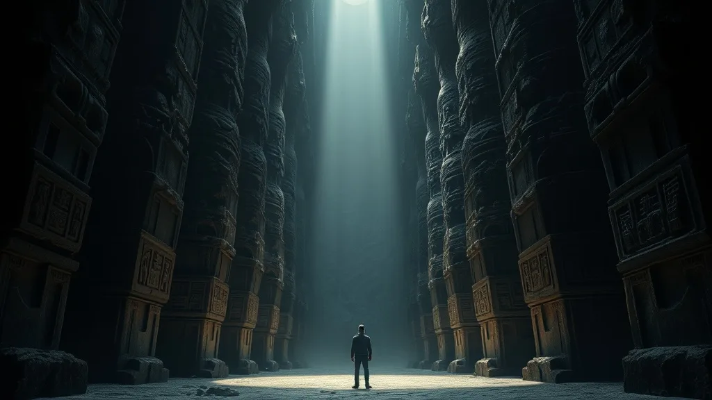Dream symbol: underground pillars: scenarios: Dream of Exploring Underground Pillars