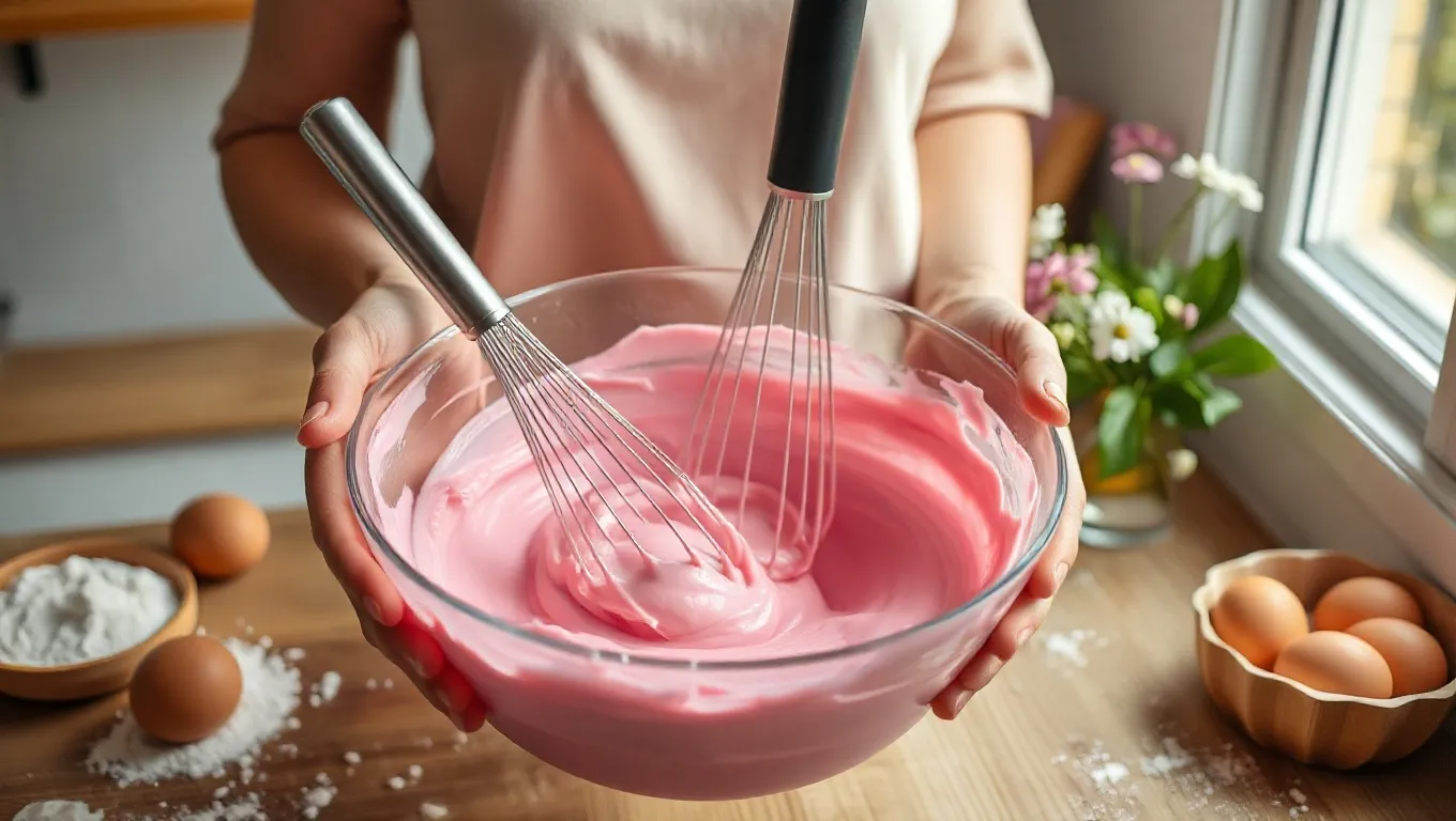 Dream symbol: pink cake batter: scenarios: Dream about Mixing Pink Cake Batter Dream symbol: pink cake batter: scenarios: Dream about Mixing Pink Cake Batter