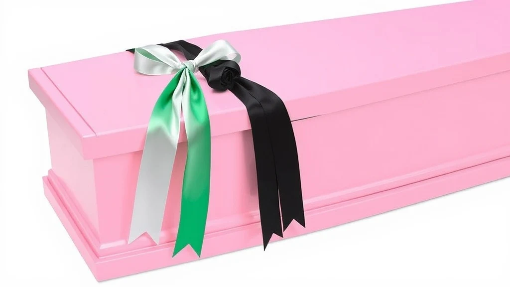 Dream symbol: pink coffin: scenarios: Dream of a pink coffin with a ribbon