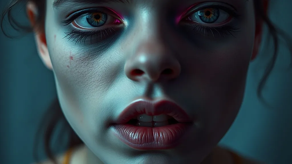 Dream symbol: pink eyes and mouth: symbolism: Emotional Intensity and Passion