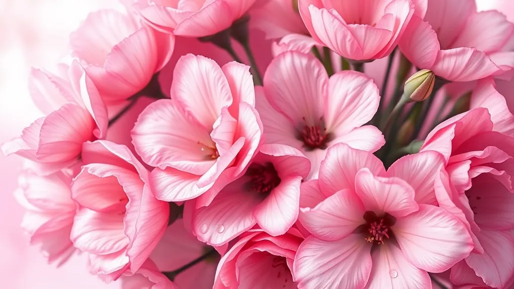 Dream symbol: bouquet of pink flowers: symbolism: Inner Peace and Tranquility