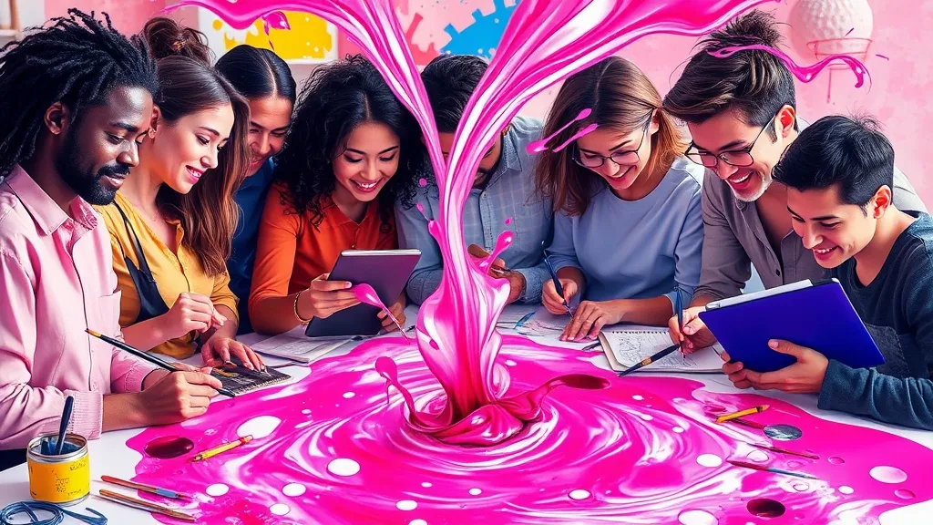 Dream symbol: pink ink: demographics: Artists and Creatives