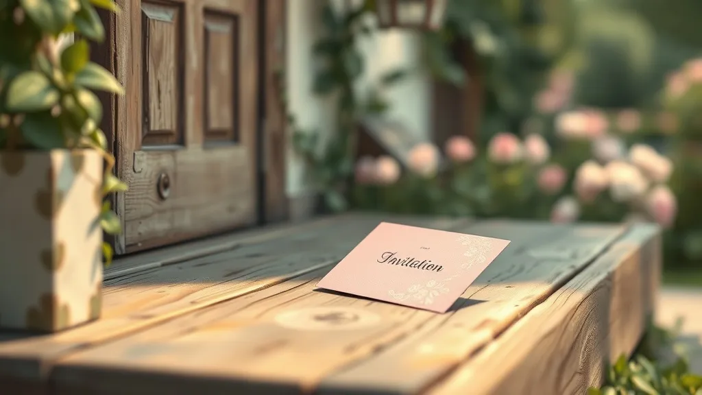 Dream symbol: pink invitation cards: scenarios: Dream about a Pink Invitation Card left on your Doorstep