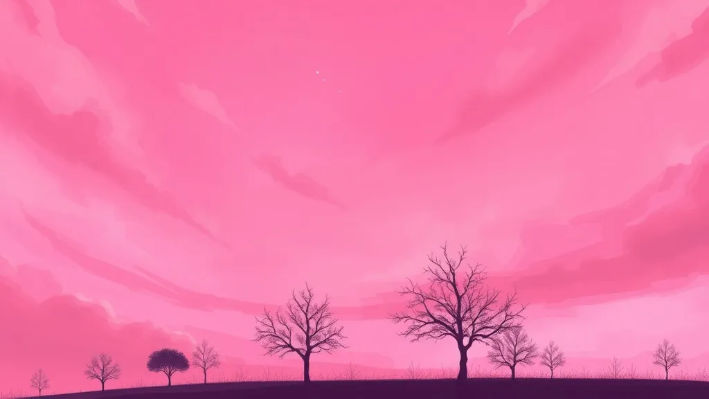 Dream symbol: pink night sky: symbolism: A Dreamy Escape from Reality
