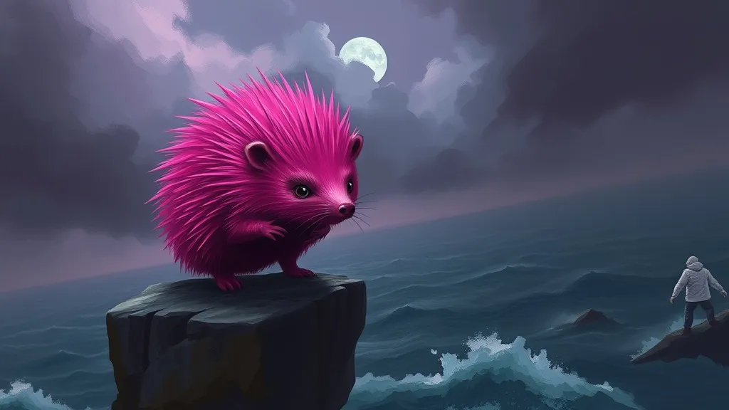 Dream symbol: pink porcupine: scenarios: Dreaming of a Pink Porcupine in a Dangerous Situation