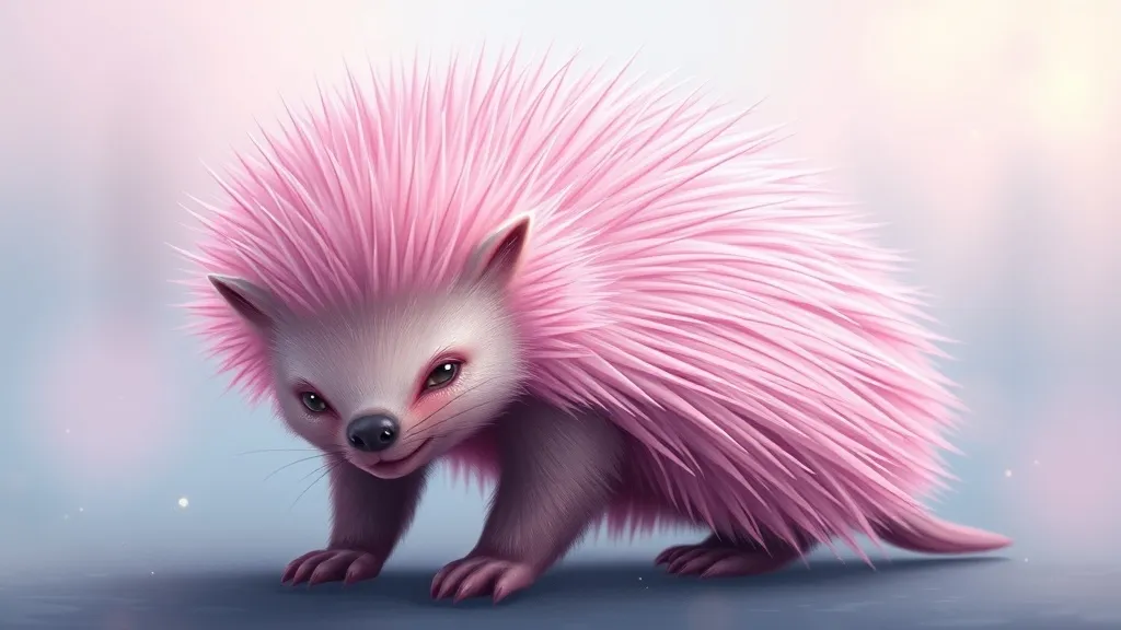 Dream symbol: pink porcupine: symbolism: Delicate Defense Mechanisms