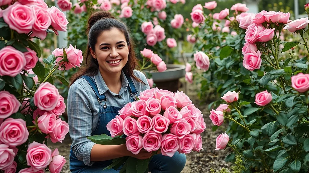 Dream symbol: pink and rose flowers: demographics: Florists and Gardeners
