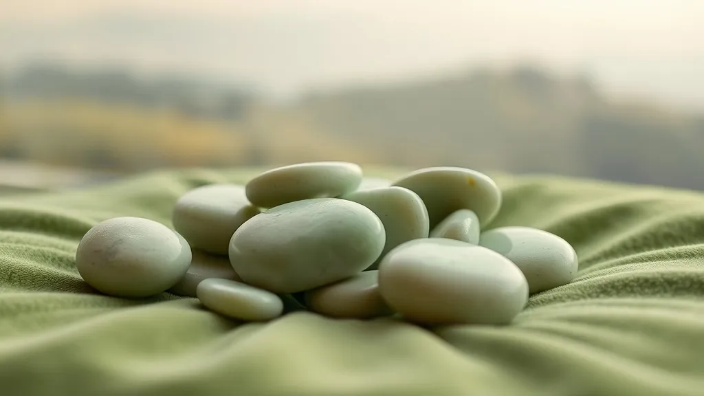 Dream symbol: pistachio green stones: symbolism: Serene and Tranquil Energy