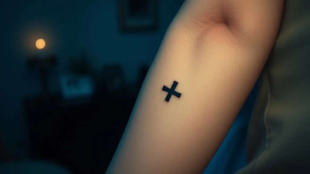 Dream symbol: plus symbol tattoo: scenarios: Dream about a Plus Symbol Tattoo as a Reminder of a Past Event