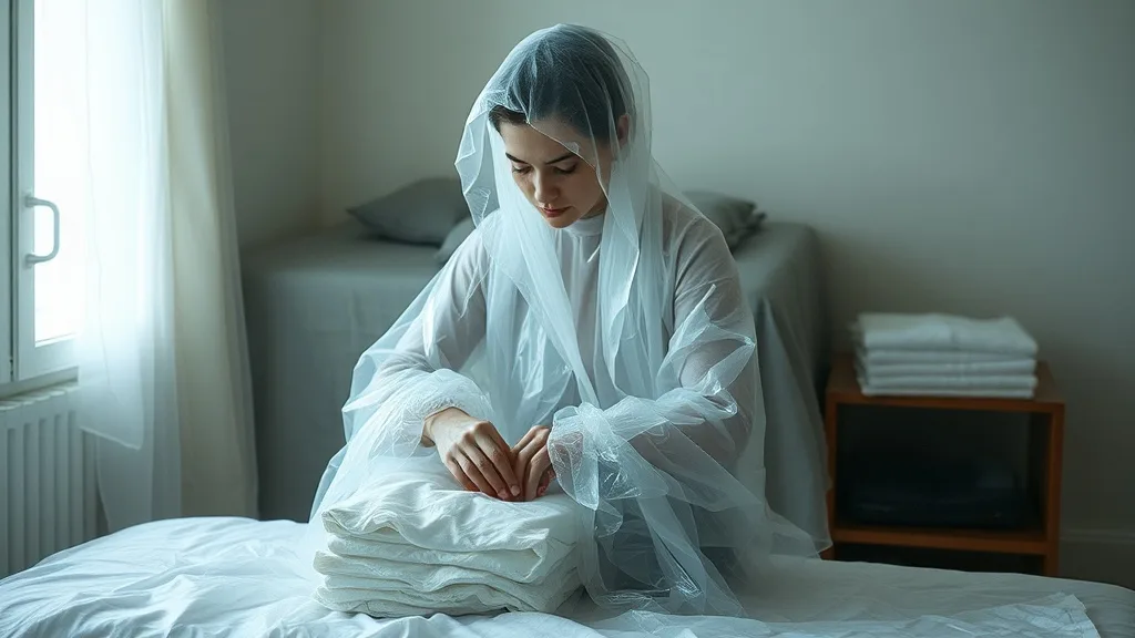 Dream symbol: polythene clothes: scenarios: Dream of folding polythene clothes