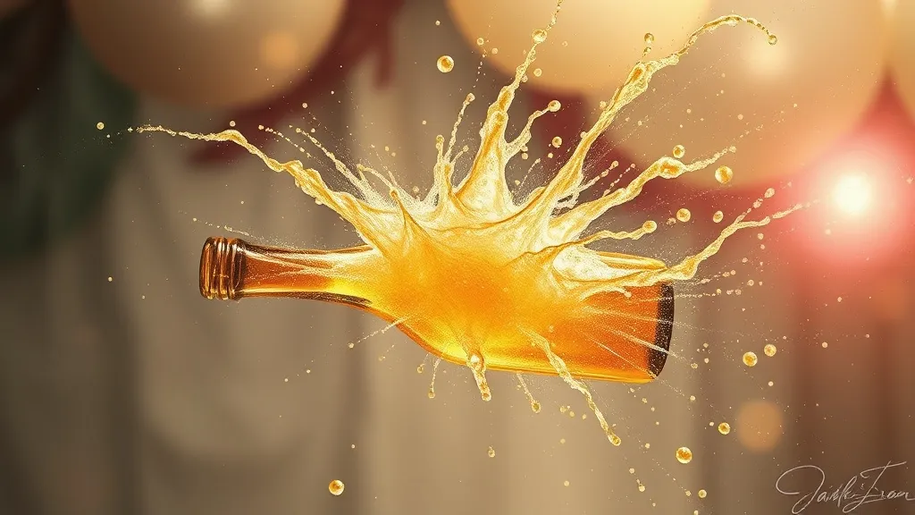 Dream symbol: popping bottle: scenarios: Dream about a bottle of sparkling cider popping