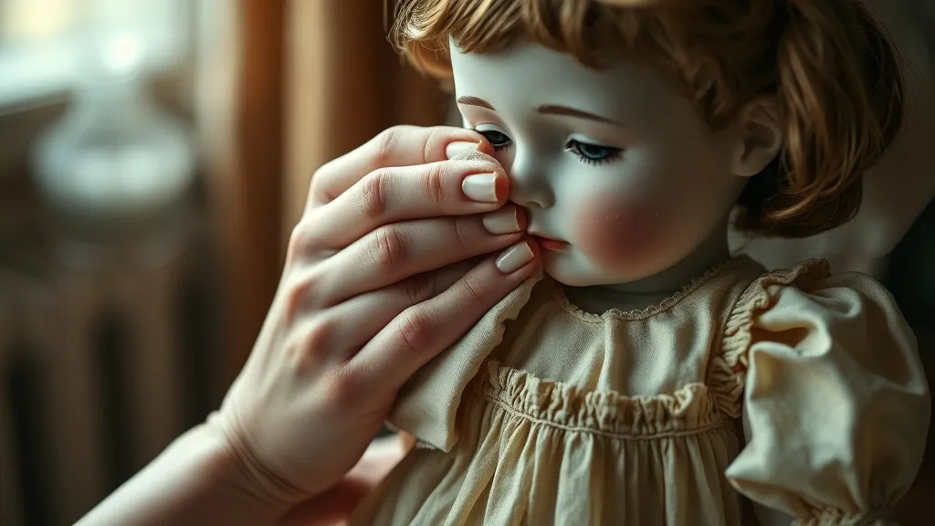 Dream symbol: porcelain doll: scenarios: Dream of cleaning a porcelain doll