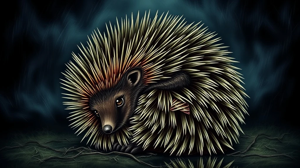 Dream symbol: porcupine quills: symbolism: Emotional Boundaries