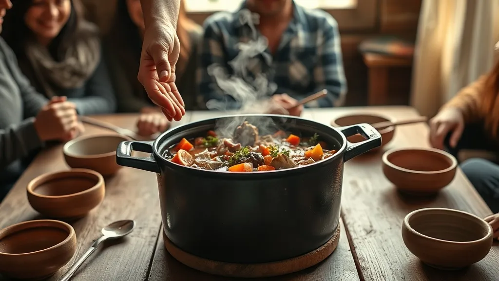 Dream symbol: pot of stew: scenarios: Dream of Pot of Stew Being Served
