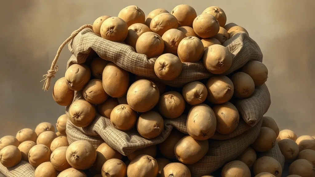Dream symbol: bag of potatoes: scenarios: Dreaming about a large bag of potatoes