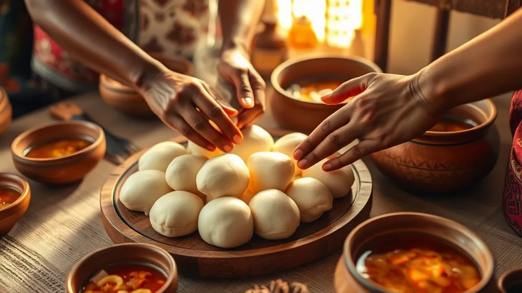 Dream symbol: pounded yam: symbolism: Harbinger of Hospitality and Generosity