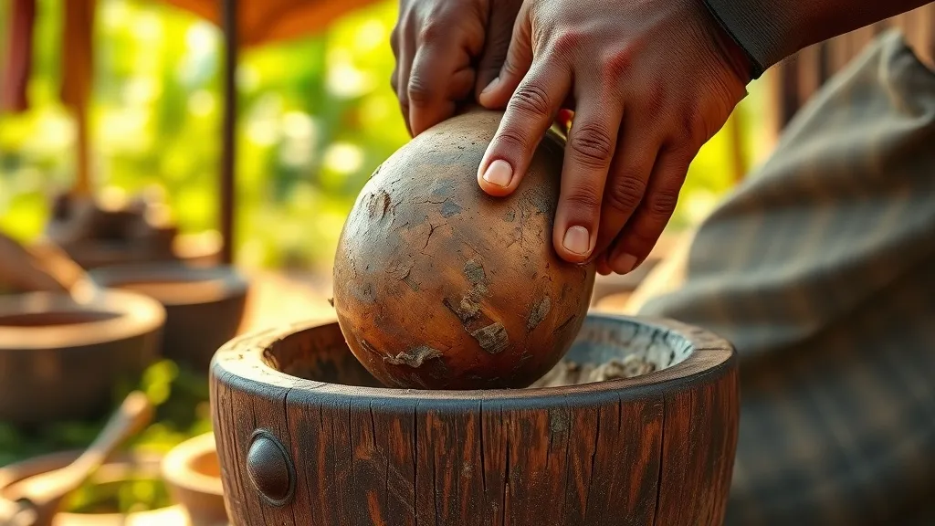 Dream symbol: pounding yam: scenarios: Dream about Pounding Hard Yam