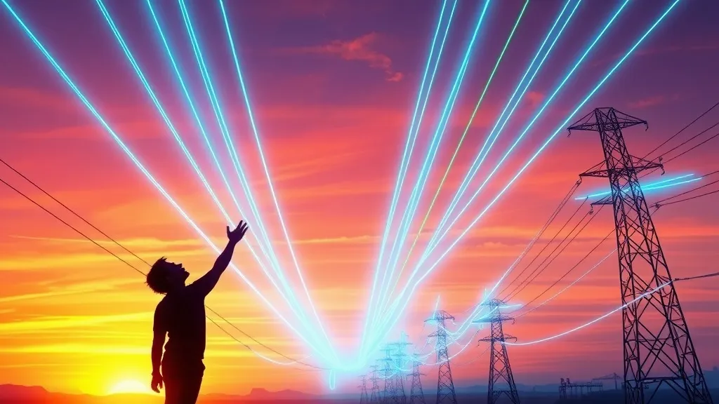 Dream symbol: power line and wires: symbolism: Reaching for Higher Goals and Aspirations