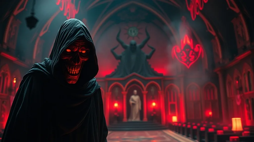 Dream symbol: prayer hall: scenarios: Dream of seeing a demon in a prayer hall