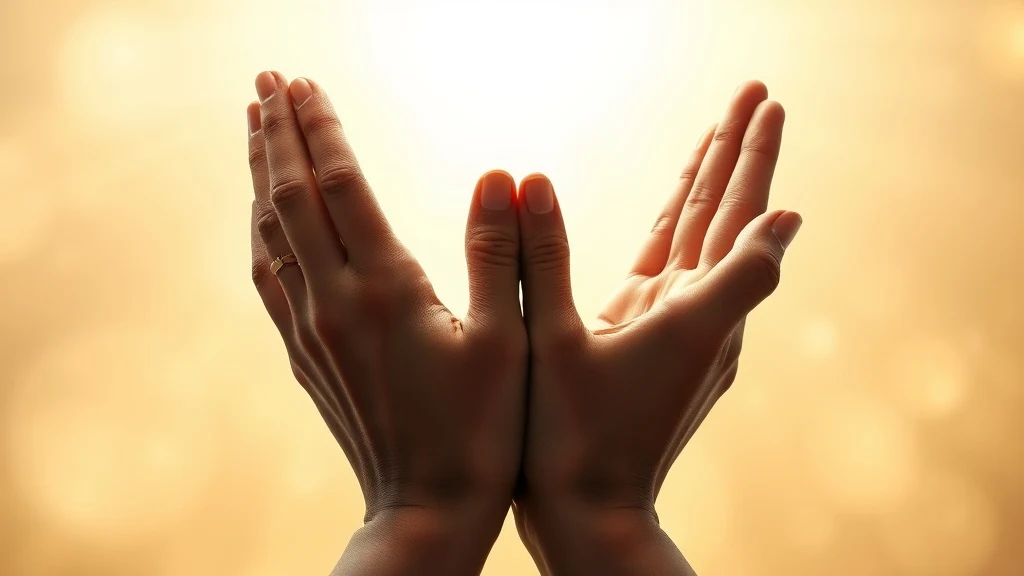 Dream symbol: praying hands: scenarios: Dream of Raised Praying Hands