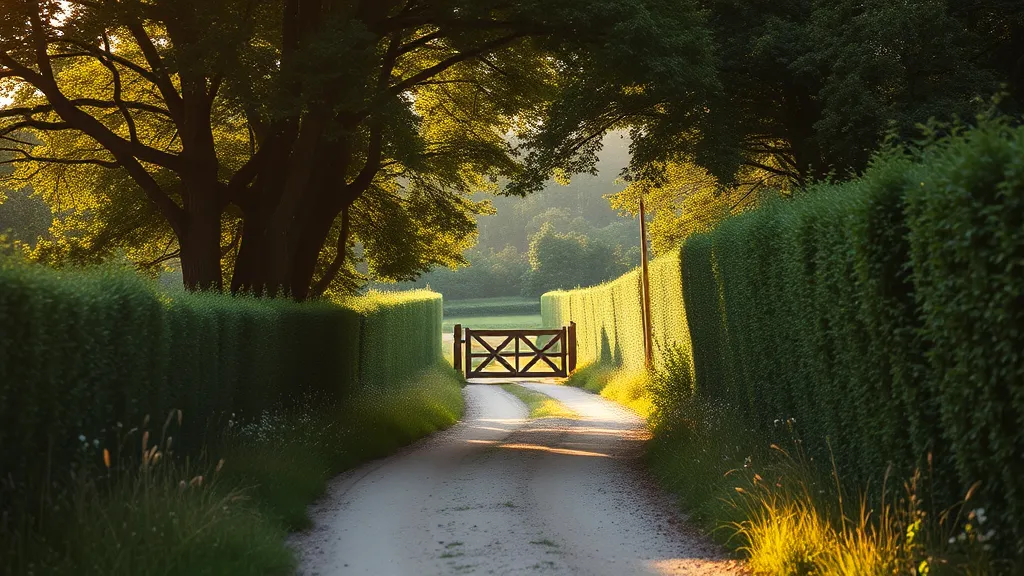 Dream symbol: private farm road: symbolism: Navigating Private and Intimate Spaces