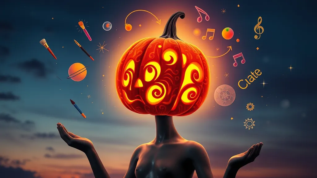 Dream symbol: pumpkin head: symbolism: Emblem of Creativity and Imagination