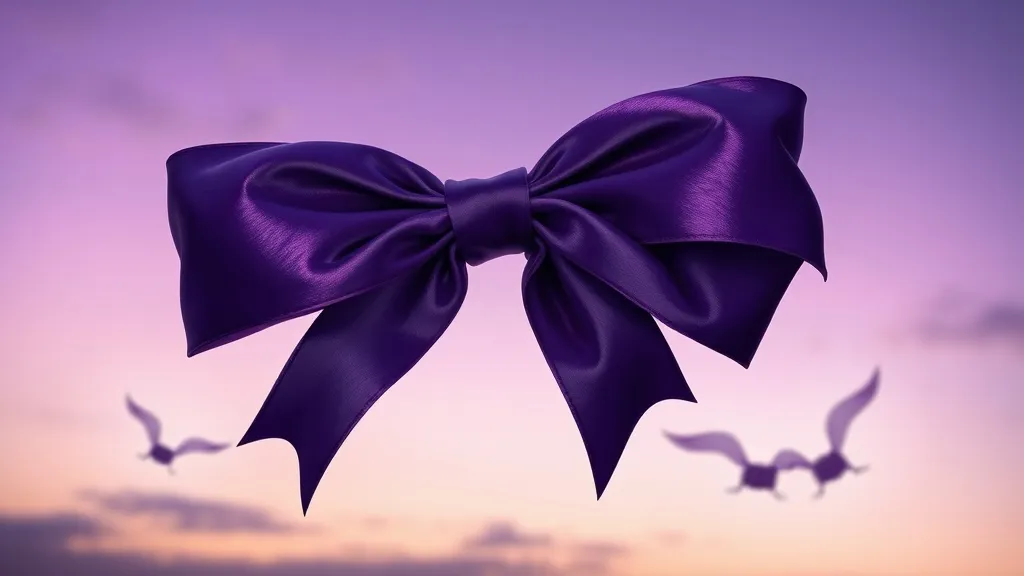 Dream symbol: purple bow: symbolism: Transformation and Metamorphosis