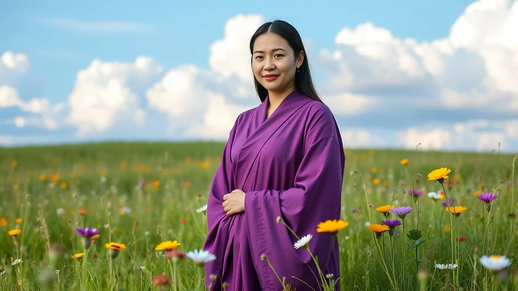 Dream symbol: purple clothes: symbolism: Balance and Harmony