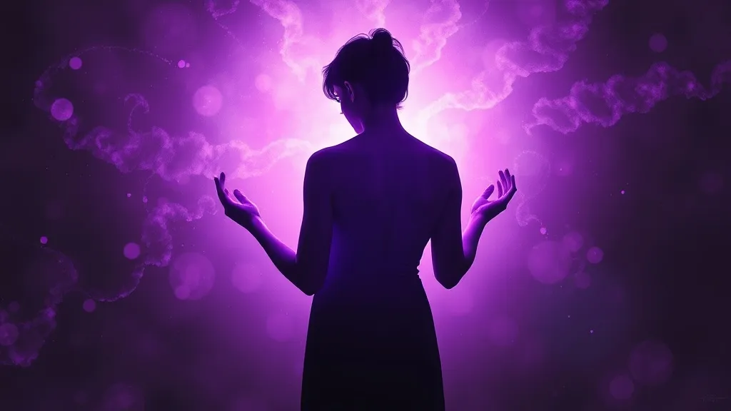 Dream symbol: purple glow: symbolism: Rare Gifts and Unique Talents