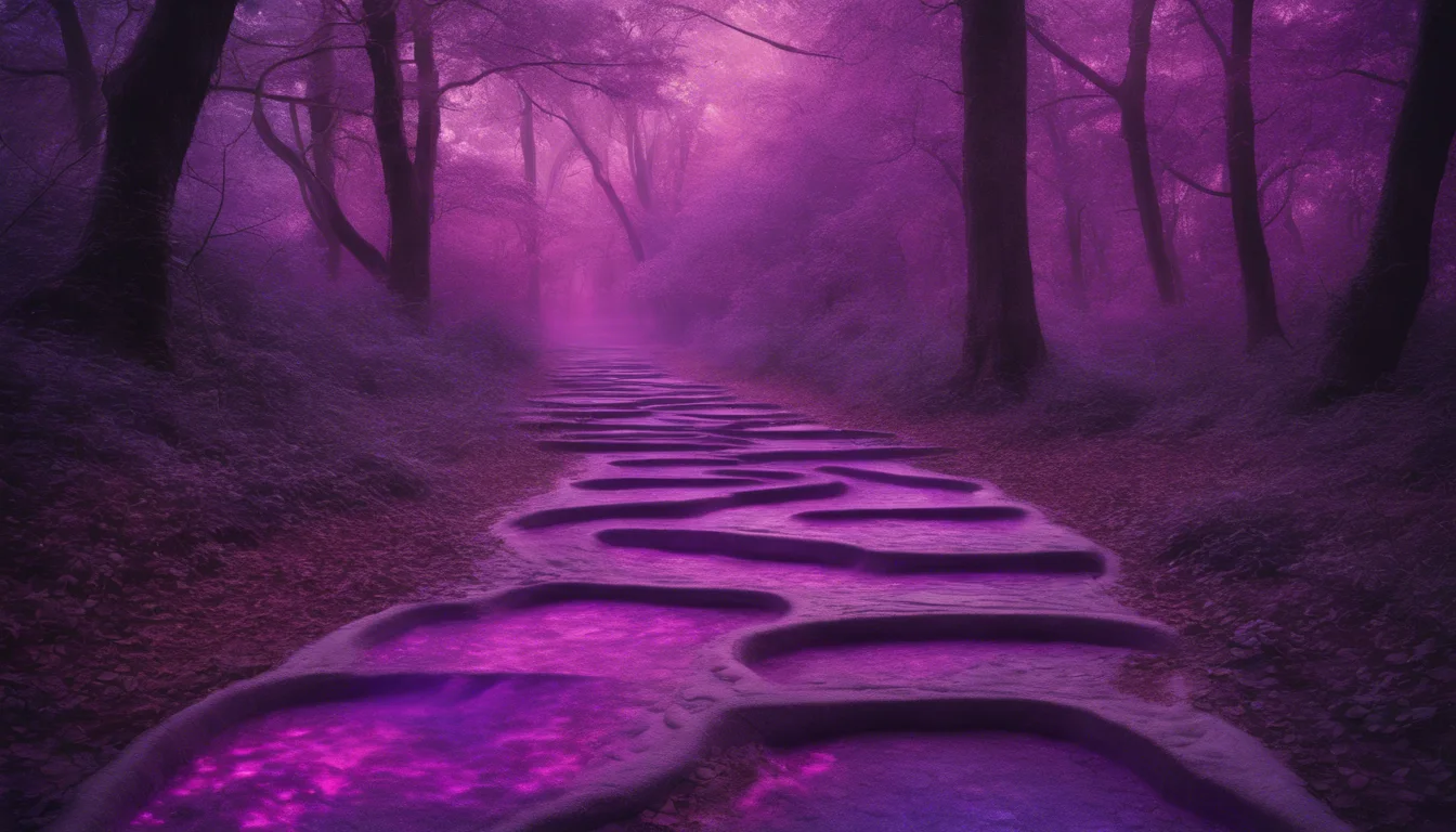 Dream symbol: purple paint footprints: intro