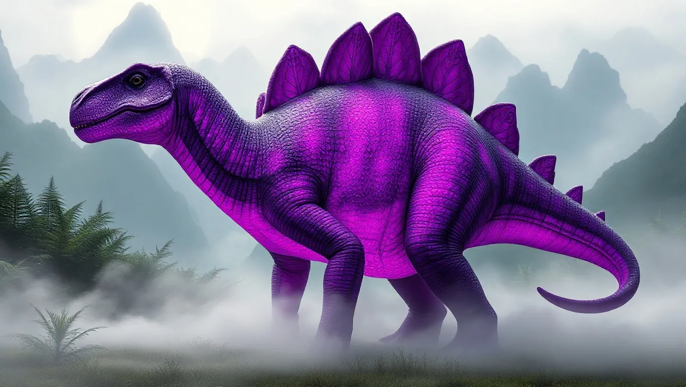 Dream symbol: purple stegosaurus: intro Dream symbol: purple stegosaurus: intro
