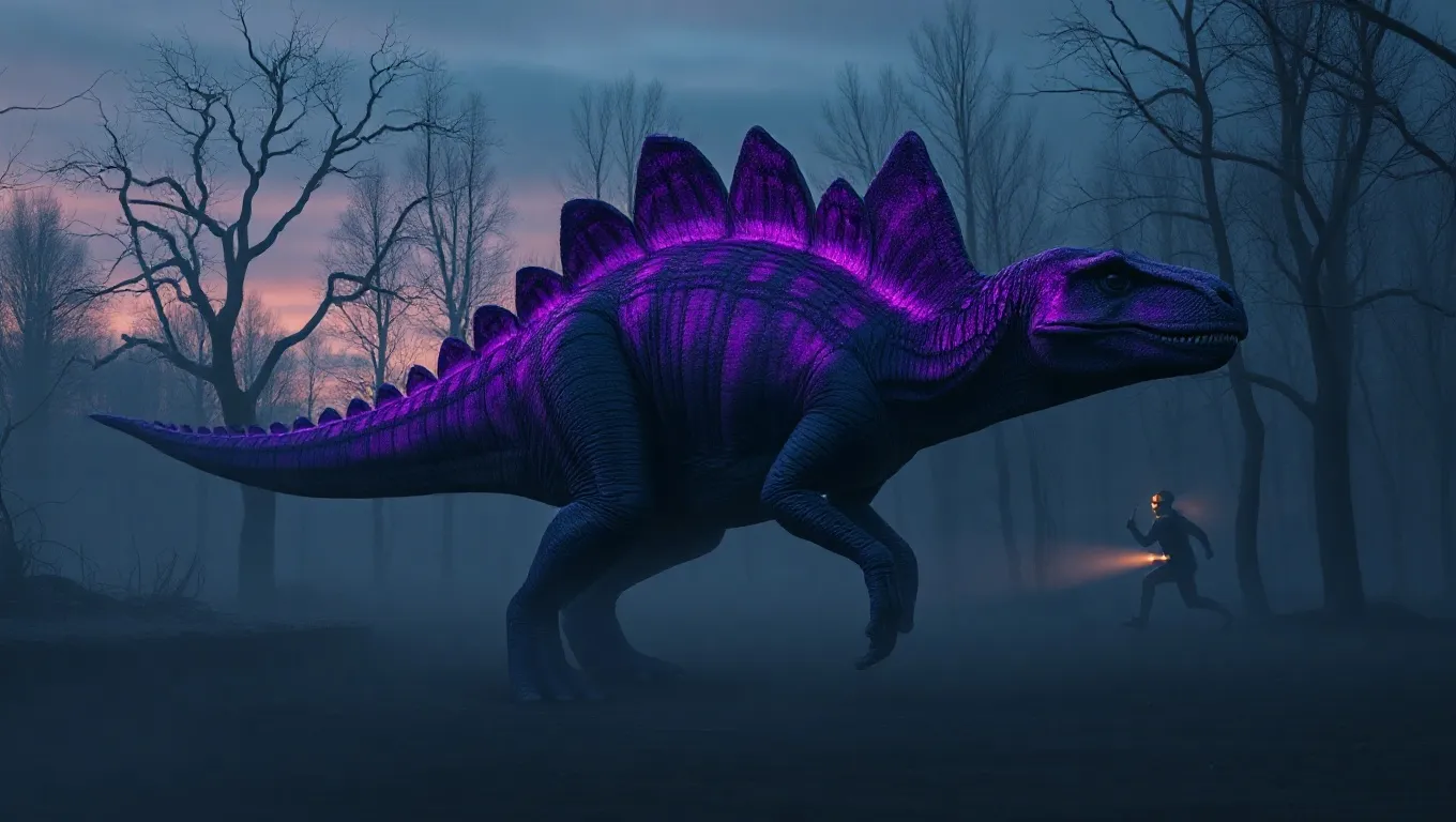 Dream symbol: purple stegosaurus: scenarios: Dream of a Purple Stegosaurus Chasing You Dream symbol: purple stegosaurus: scenarios: Dream of a Purple Stegosaurus Chasing You