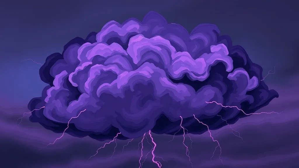 Dream symbol: purple storm cloud: demographics: Spiritually Inclined Individuals