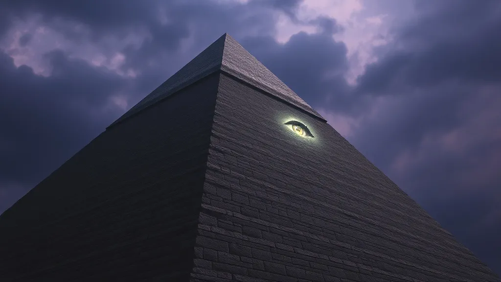 Dream symbol: pyramid with eye: symbolism: Overwhelming Challenges and Obstacles