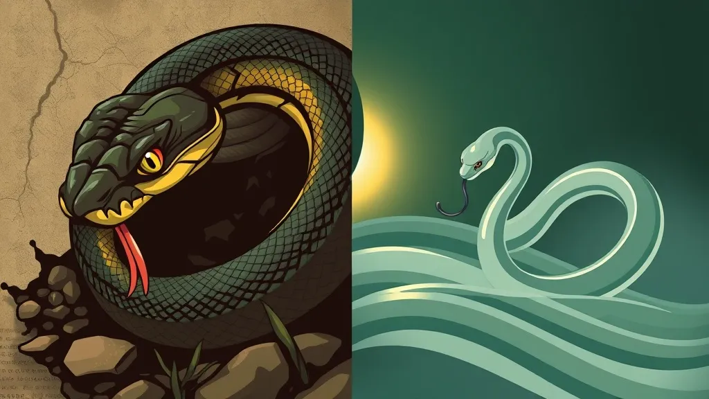 Dream symbol: python snakes: symbolism: Instinct and Intuition
