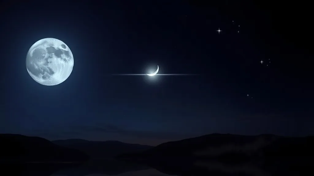 Dream symbol: quarter moons: symbolism: Emblem of Balance Between Light and Darkness