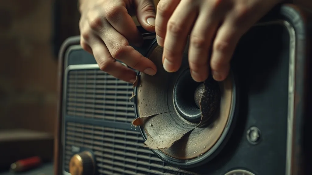Dream symbol: radio speakers: scenarios: Dream of trying to fix a broken radio speaker