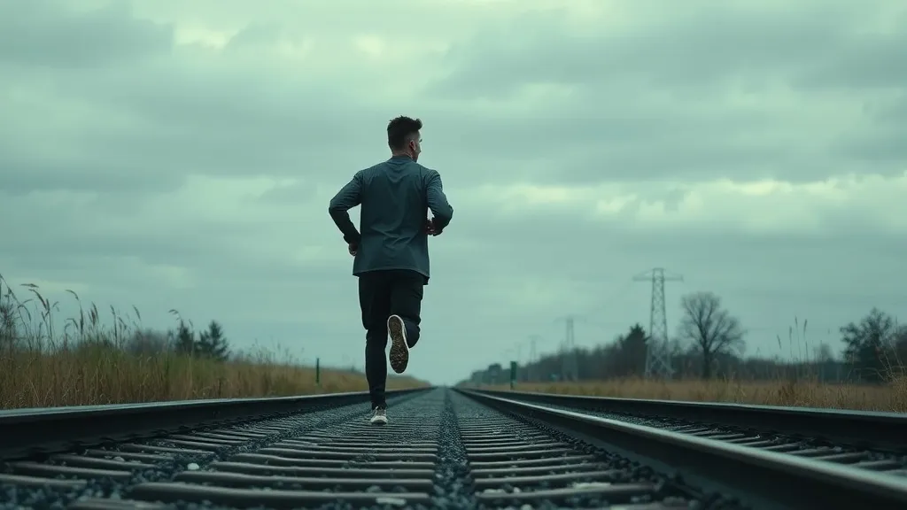 Dream symbol: rail track: scenarios: Dream of Being Chased on Rail Tracks