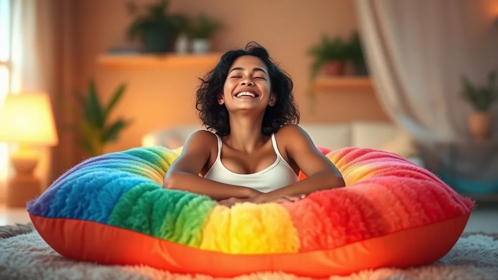 Dream symbol: rainbow colored pillow: demographics: People Seeking Joy and Happiness