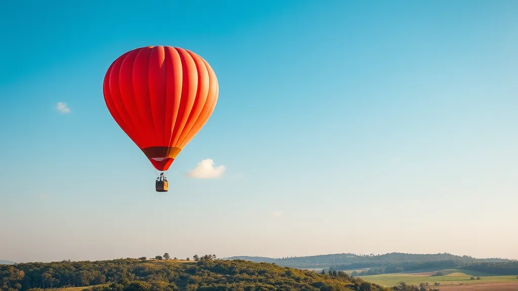 Dream symbol: red air balloon: symbolism: Symbol of High Aspirations and Ambitions