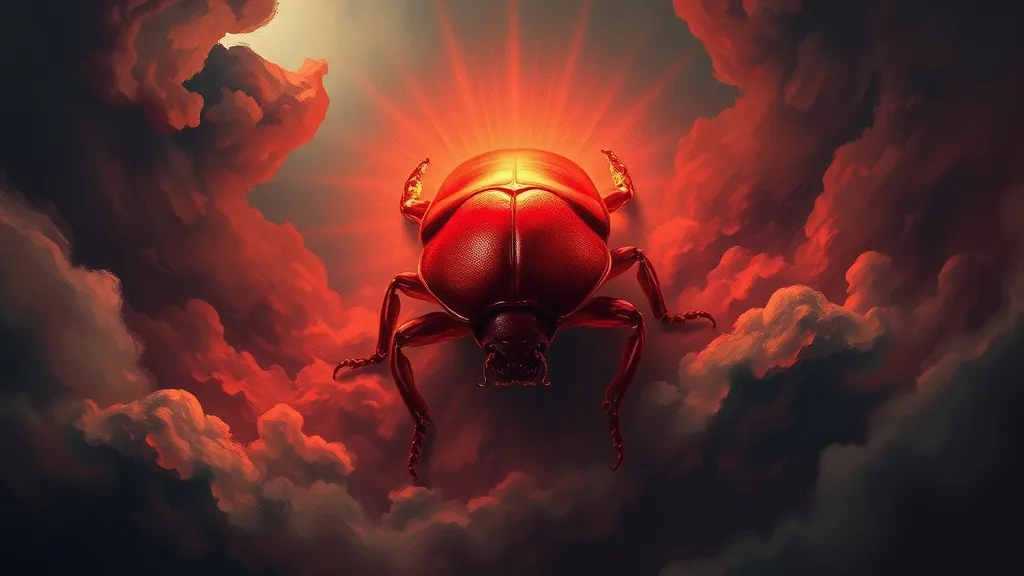 Dream symbol: red beetles: symbolism: Spiritual Awakening or Transformation